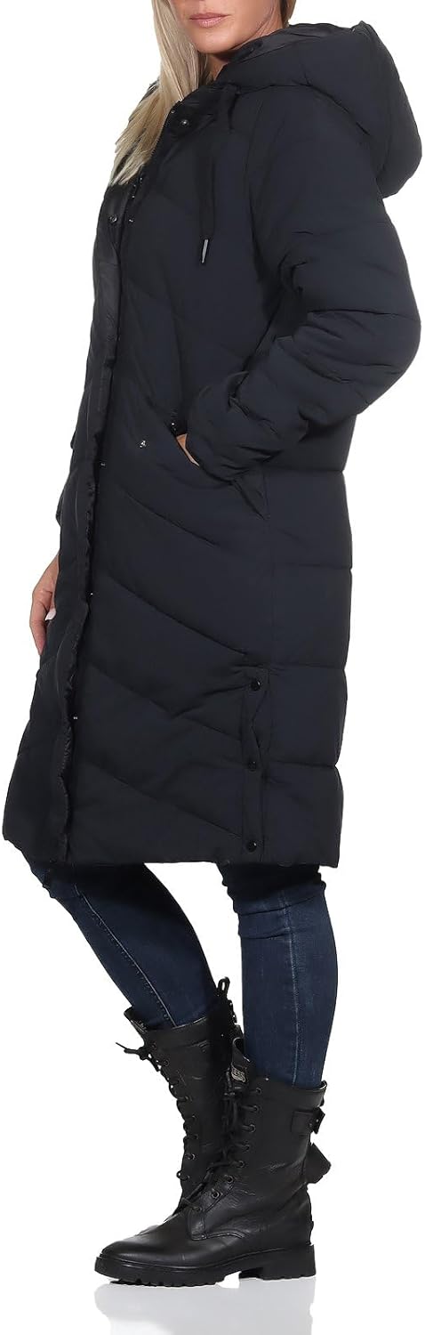 Hailys Damen Steppmantel Ca44rlotta mit Kapuze M Schwarz, M Schwarz