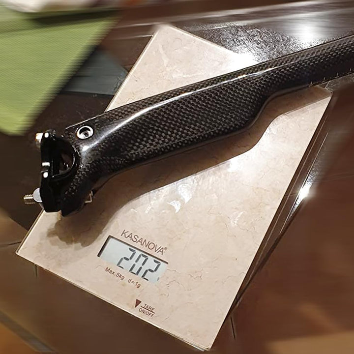 Sattelstütze Carbon Rennrad，Alfa Pasca MTB sattelstütze 27.2/30.8/31.6mm Carbon Seatpost Offset Schw