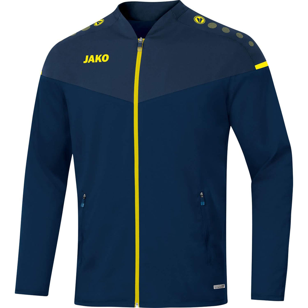 JAKO Unisex Kinder Champ 2.0 Präsentationsjacke 152 marine/darkblue/Neongelb, 152 marine/darkblue/Ne