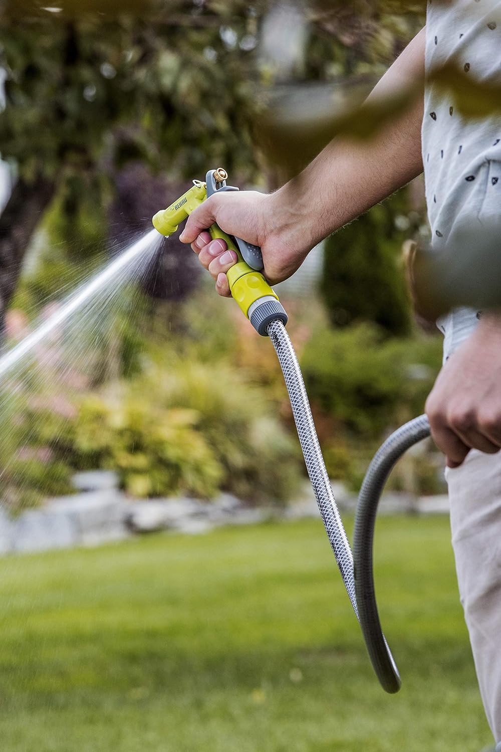 REHAU Gartenschlauch ECO 3/4 Zoll 25m: einfach Aber gut für Hobbybereich mit geringer Beanspruchung,