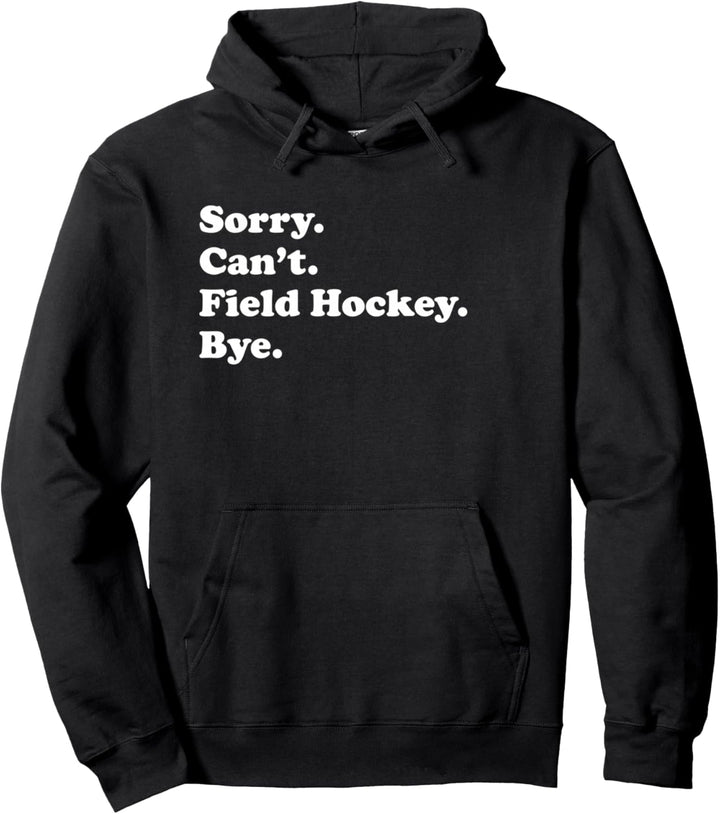 Lustiges Feldhockey-Geschenk für Männer, Frauen, Jungen oder Mädchen. Pullover Hoodie