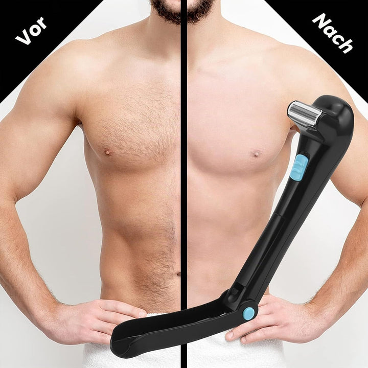 Rückenhaarentfernung und Körperrasierer Do-it-Yourself Body Groomer Trimmer Herren Elektrischer Rück