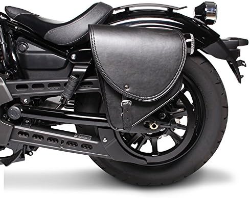 BS-Motoparts Satteltasche für Kawasaki Vulcan S Indiana Schwarz Links
