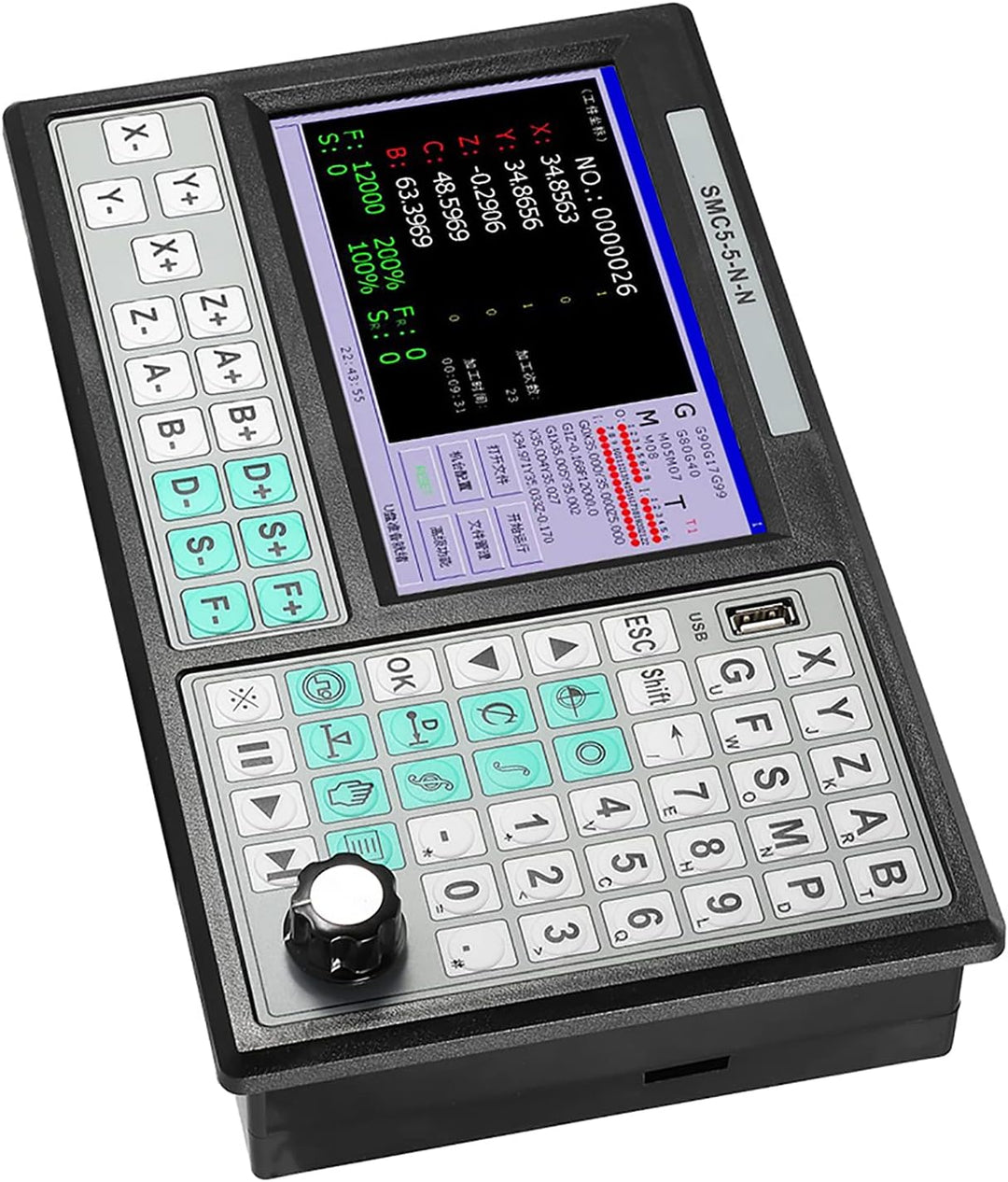 Hilitand CNC-Bewegungssteuerung, 5-Achsen-Offline-Bewegungssteuerung Ersetzen Sie den 500KHz USB Mot