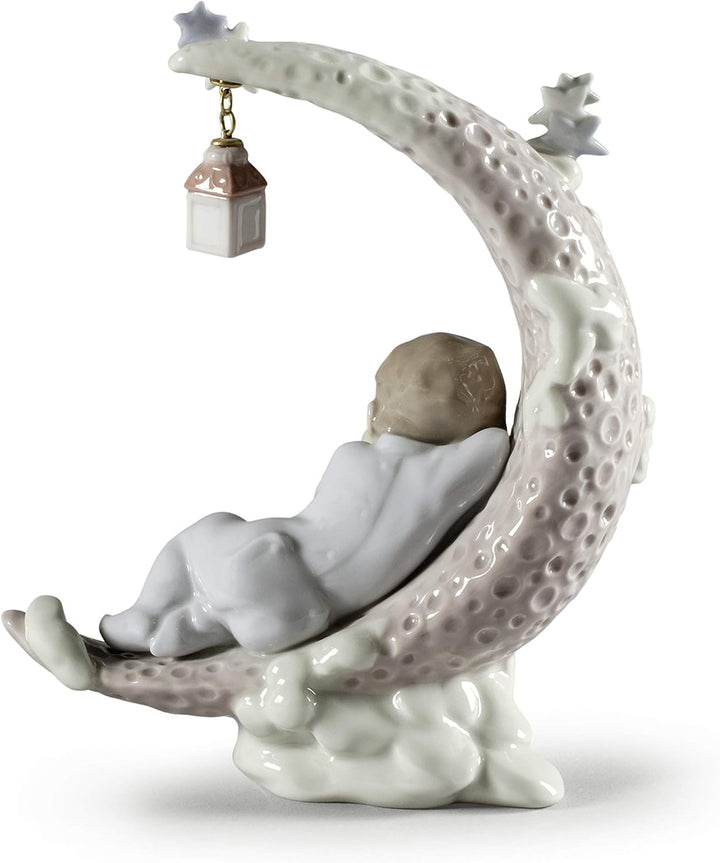LLADRÓ Jungen-Figur Himmlische Träume. Baby. Porzellan.