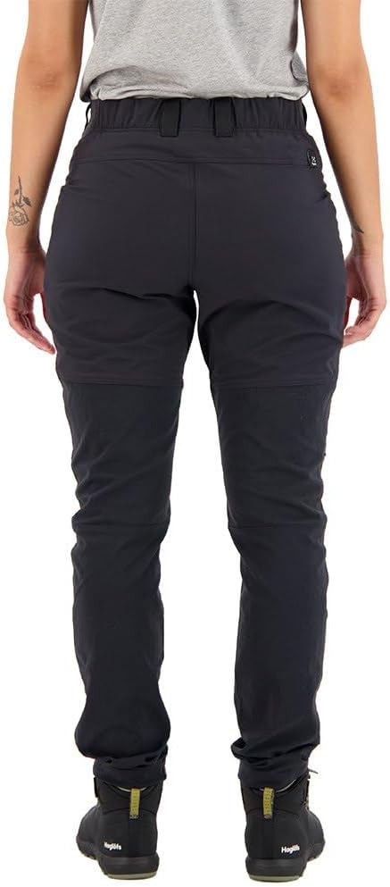 Haglöfs Damen Mid Slim Hose, True Black, 34