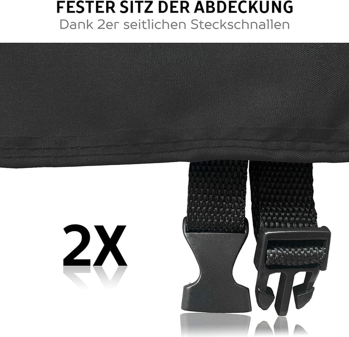 AMZBBQ® Premium Grillabdeckung, wasserdichte Grillhaube für Ihren Kugelgrill, 100% Wetterfeste und U