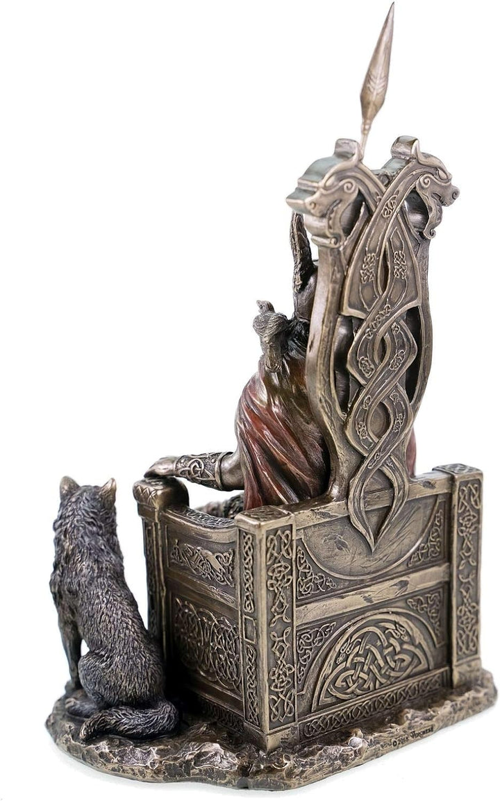 Veronese von Joh. Vogler GmbH Veronese 708-7392 Odin, deutscher Vater Gottes auf Thron mit Wölfen, G