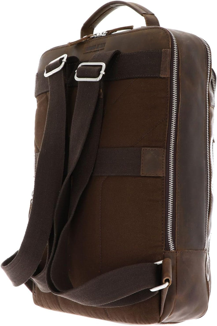 Leonhard Heyden Salisbury Business - Rucksack 12" 41 cm braun