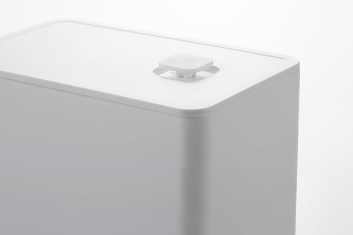 Yamazaki 6907 TOWER Luftdichter Kaffeebehälter, weiss, Polypropylen/Silikon, minimalistisch, 18.4 x