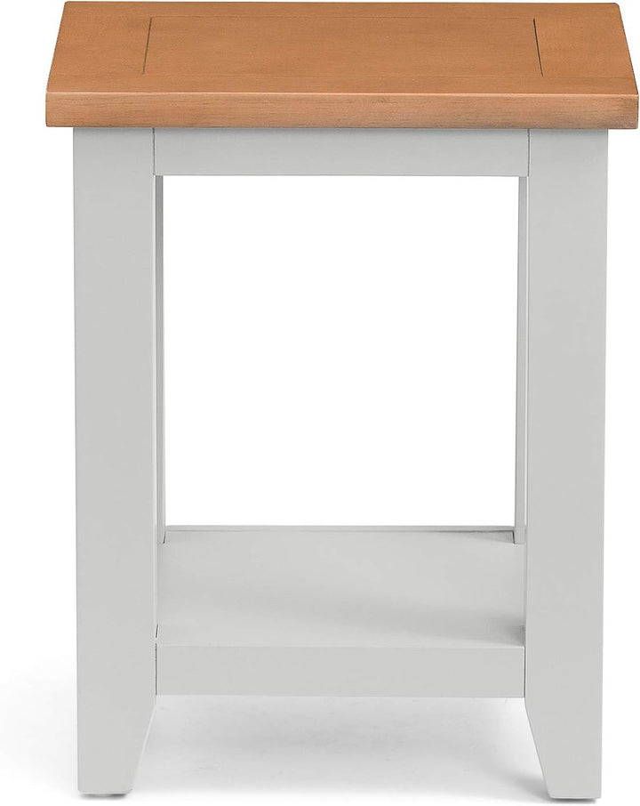 Julian Bowen Richmond Beistelltisch, grau und Eiche Modern, traditionell, minimalistisch, Modern, tr
