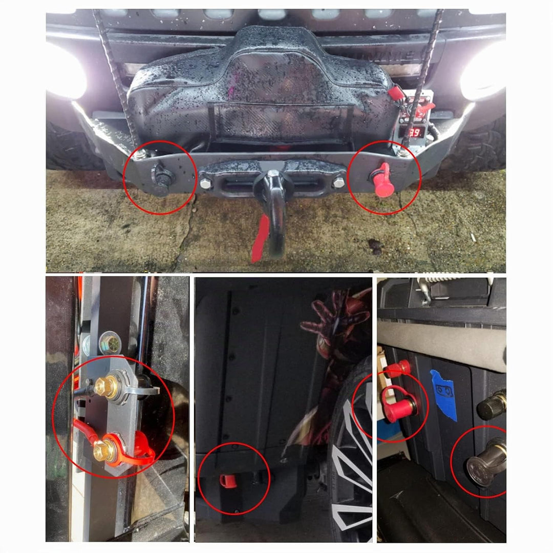 Batterieladegerät, 2 Stück Remote-Batterieklemmen, Überbrückungskabel, Professionelles Batterieladeg