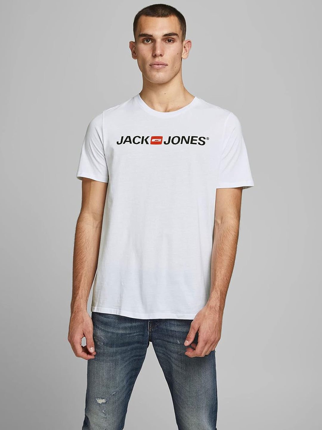 JACK & JONES Herren T-Shirt (3er Pack) XS - White / White / White, XS - White / White / White