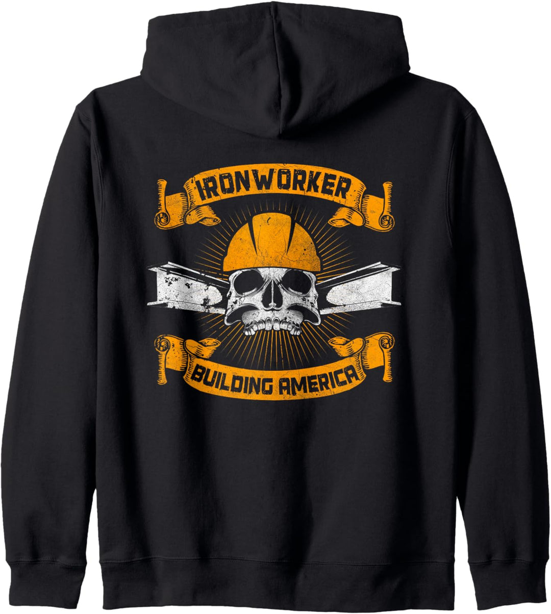 Ironworker Shirts Union Gift Design On Back Of Clothing Kapuzenjacke