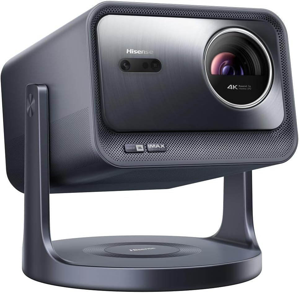 Hisense Laser Mini Projector C2 Pro, 65"-300" Projektionsgrösse, 4K,IMAX Enhanced,Optischer Zoom 0.9