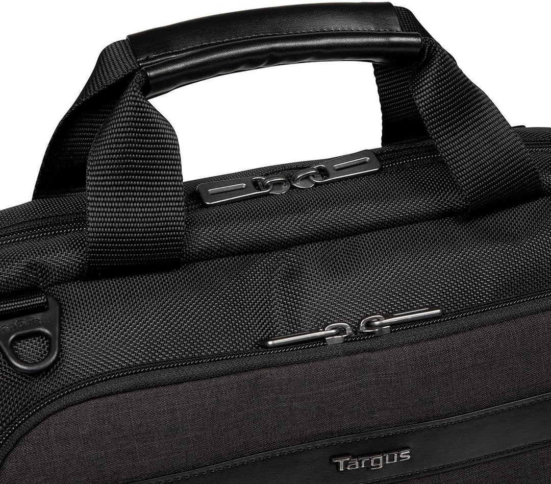 Targus TBT913EU CitySmart 12, 12.5, 13, 13.3, 14" Slimline Topload Notebooktasche – Schwarz/Grau, 14
