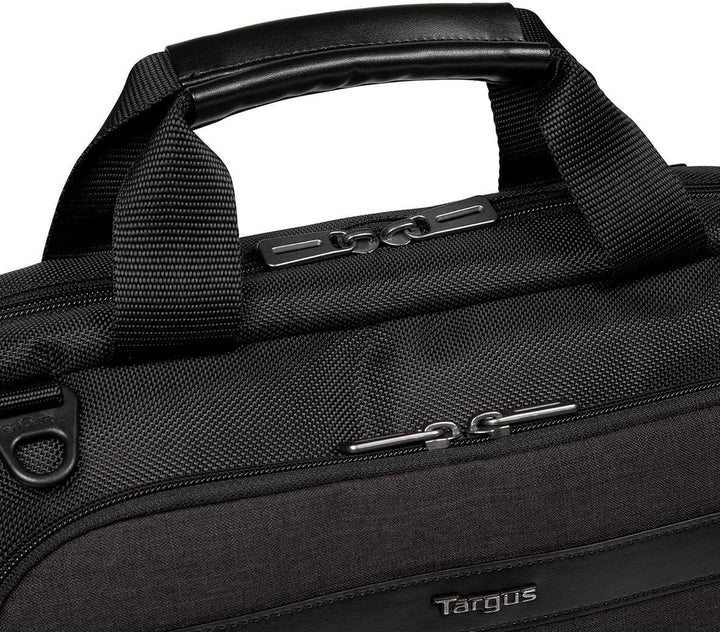 Targus TBT913EU CitySmart 12, 12.5, 13, 13.3, 14" Slimline Topload Notebooktasche – Schwarz/Grau, 14