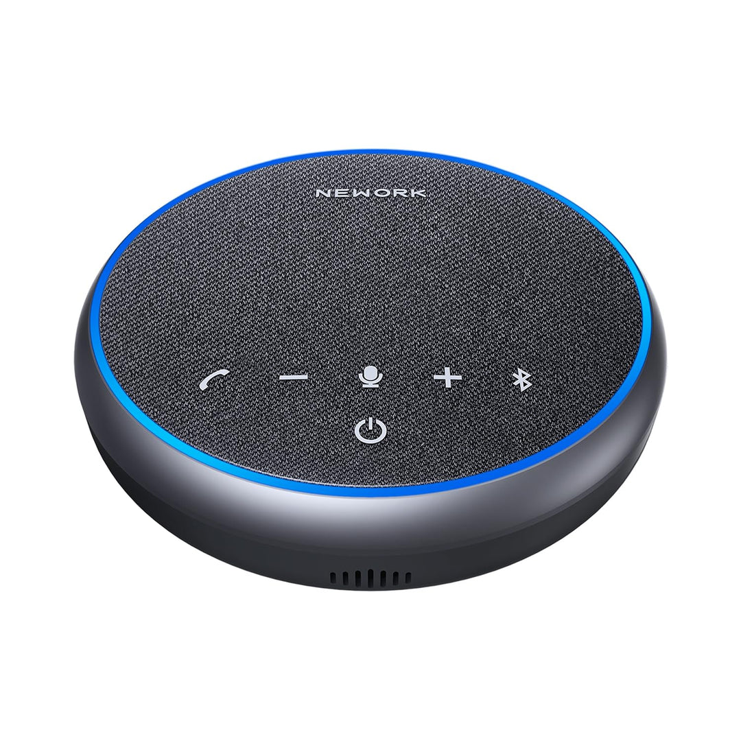 Bluetooth-Freisprecheinrichtung für Konferenzen, 3 AI-Mikrofone mit Geräuschunterdrückung, 12-Stunde