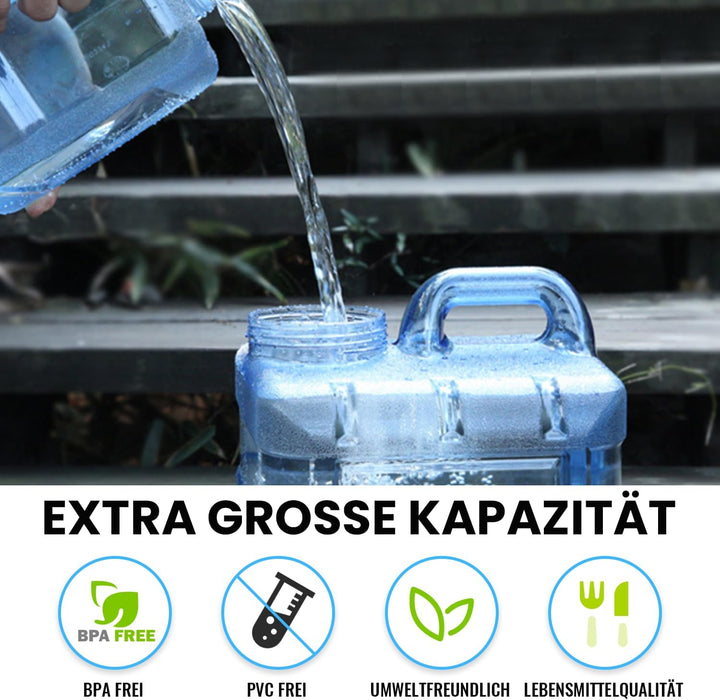 Umikk 5L~22L Camping Wasserkanister, Wasserbehälter mit Hahn, Tragbarer Trinkwasserkanister, Wassert