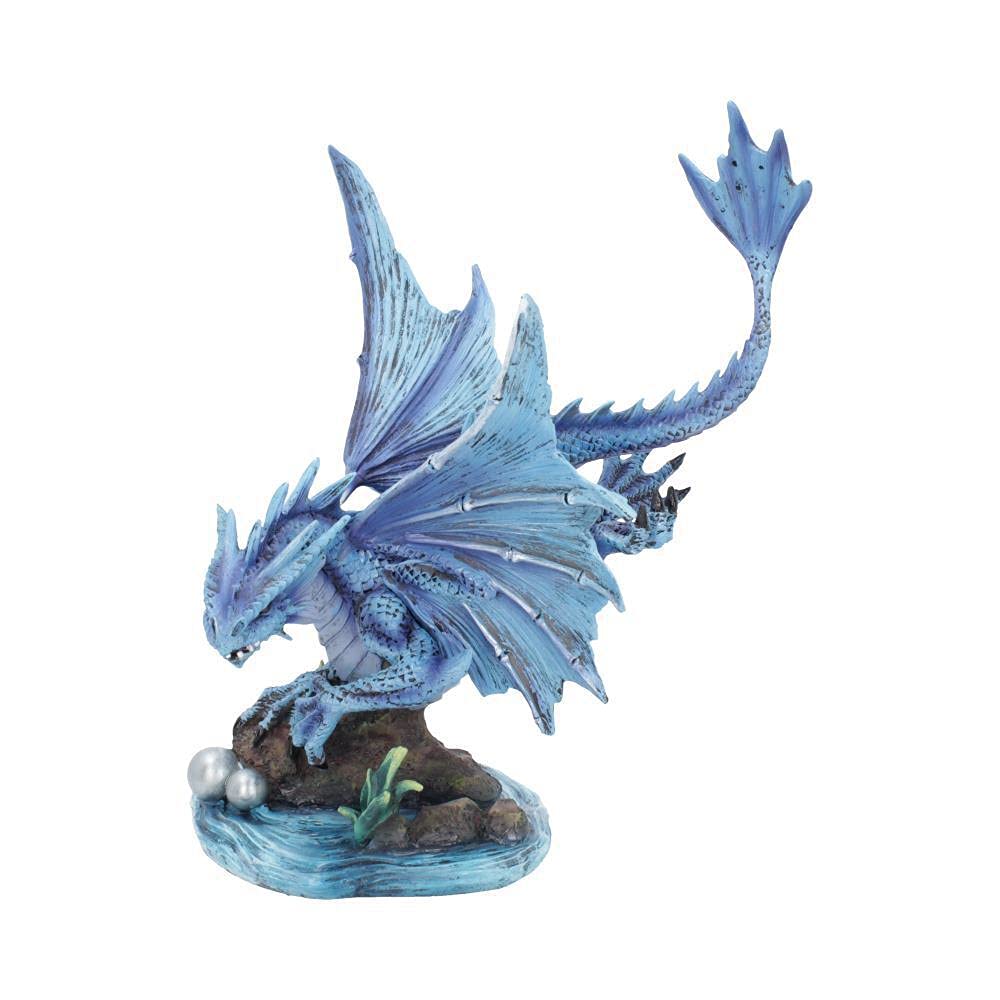 Nemesis Now Anne Stokes Wasserdrache für Erwachsene, 31 cm, Kunstharz, Blau