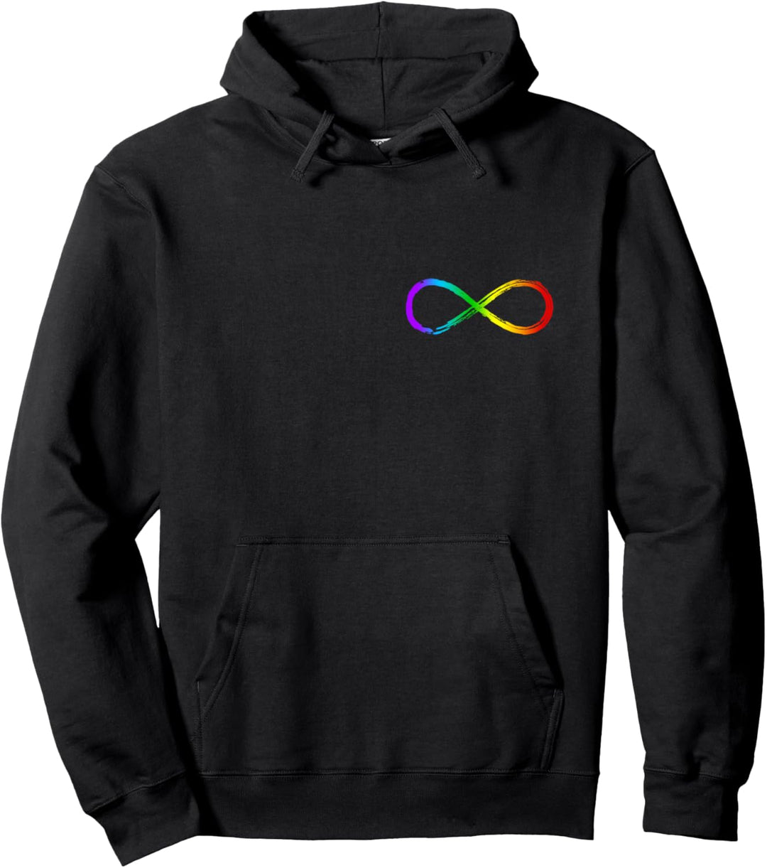 Infinity LGBT Gay Pride Rainbow Unendlich Symbol Liebe Pullover Hoodie