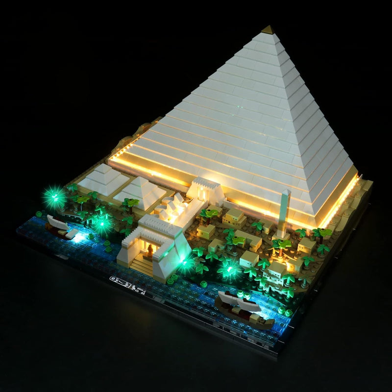 Led Licht-Kit für Lego Cheops Pyramide (Ohne Lego Set, Nur Lichter), DIY Beleuchtungs Set für Lego A