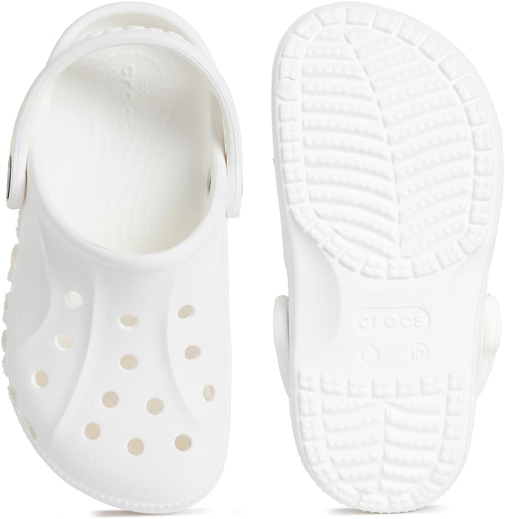 Crocs Unisex Kinder Baya Clog T, 19/20 EU Weiß