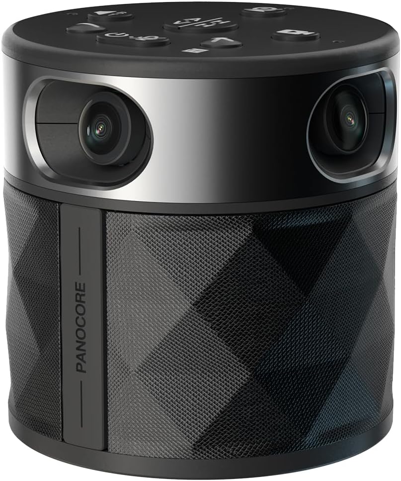 PANOCORE360 All-in-One Konferenzkamera – 360°-Konferenzkamera für PC und Mac, mit Lautsprecher und M