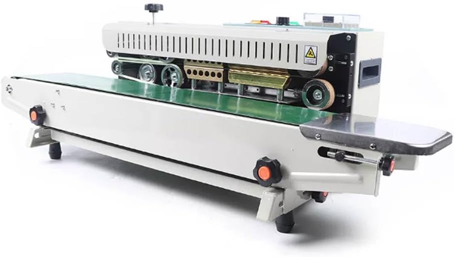 220V Durchlaufsiegelgerät 500W Industrielle Automatische Versiegelungsmaschine Horizontal Kontinuier