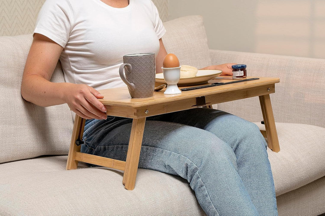 Laptoptisch Verstellbar - Bettisch für Laptop - Laptop Ständer Bett - 21,5 x 27,5 cm - Betttisch Kla