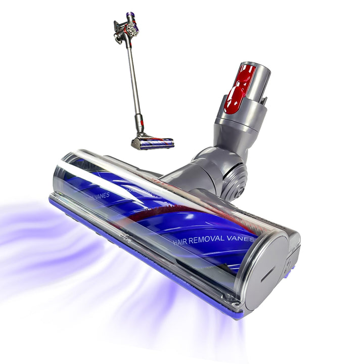 Verwicklungsfreie Direktantriebsbürste Bürste für Dyson V7 V8 V10 V11 V15 | Upgrade Zubehör für Turb