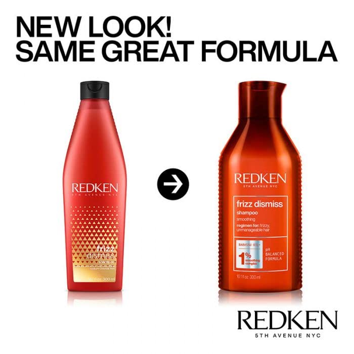 Redken Frizz Dismiss Shampoo 300ml & Spülung 300ml Duo