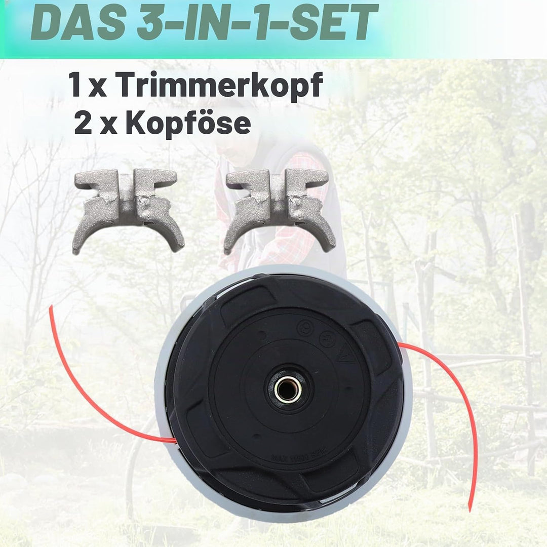 Mähkopf Kompatibel mit Stihl C 26-2 Autocut, ADEFOL Trimmerkopf für STIHL FS55 FS56 FS70 FS80 FS85 F