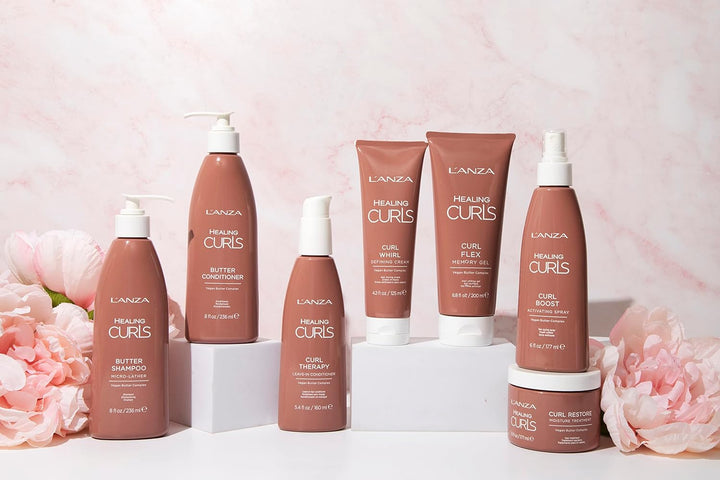 L'ANZA Pflegeconditioner für Locken - Feuchtigkeitsspendender Spülung für geschmeidige Locken, ohne