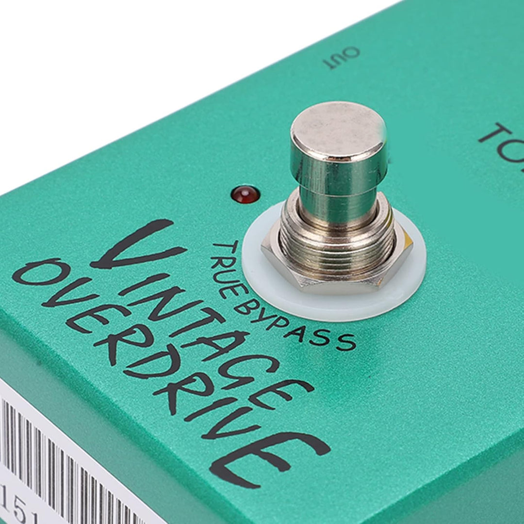Vintage Overdrive-Pedal, sanfter sanfter glatter Klang klassische Röhren-Screamer-Pedale Metall für