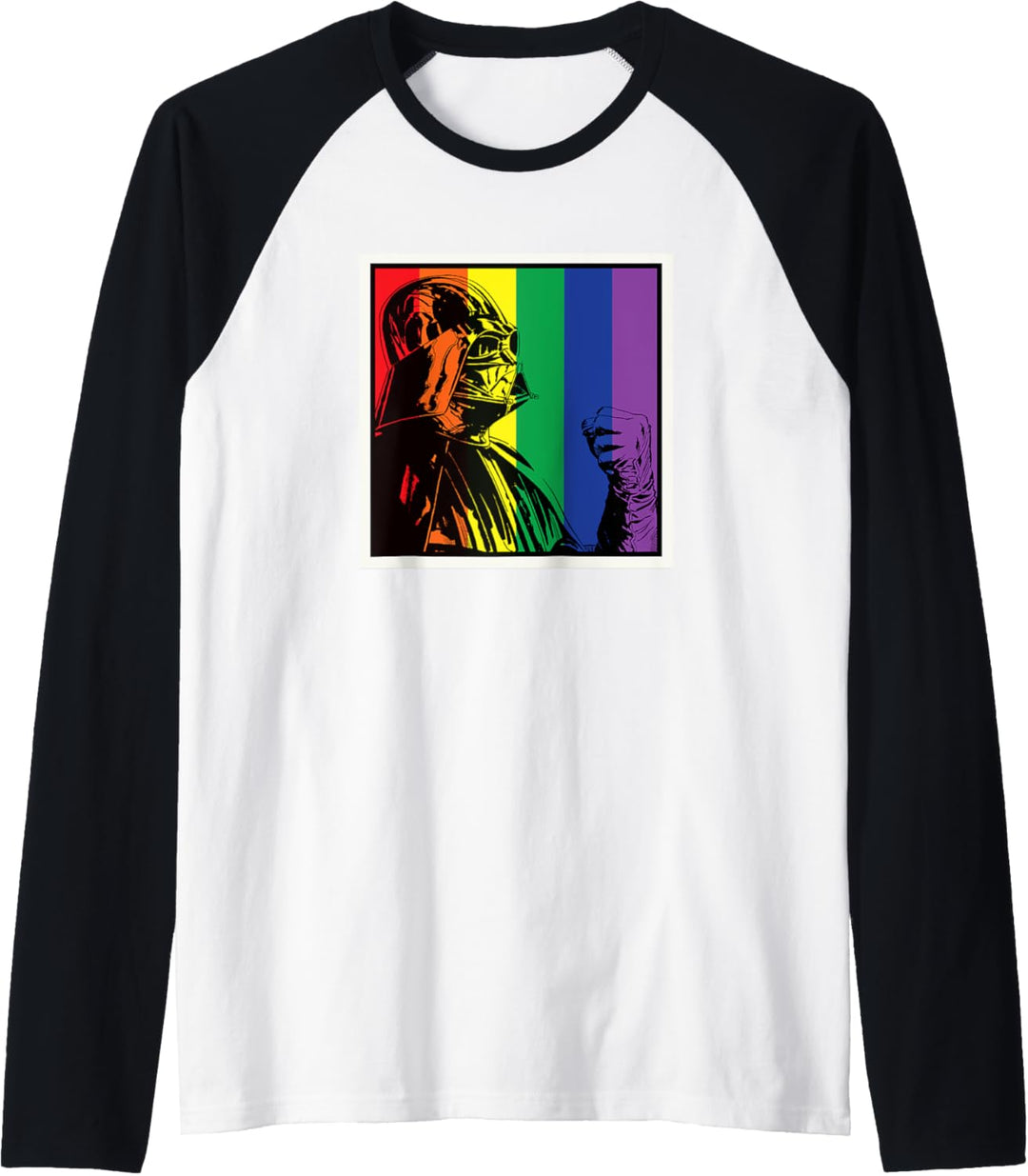 Star Wars Darth Vader Rainbow Raglan