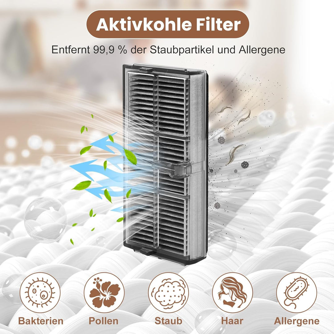 25 Stück Zubehör für Dreame L10s Pro Ultra Heat / L10s Ultra Gen 2 / X30 Ultra / L40 Ultra AE/Mova E