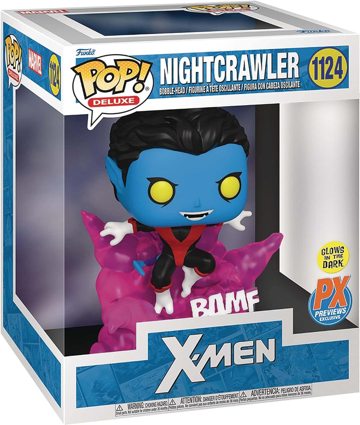 Funko Pop! Deluxe: X-Men - Nightcrawler (Teleporting) (Glows in The Dark) (PX Previews Exclusive) #1