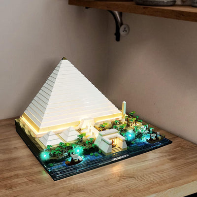 Led Licht-Kit für Lego Cheops Pyramide (Ohne Lego Set, Nur Lichter), DIY Beleuchtungs Set für Lego A