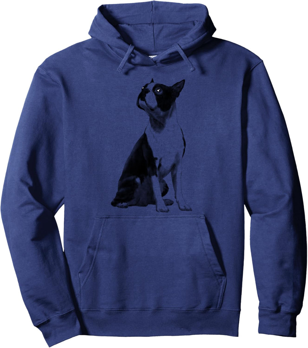 Hund Boston Terrier Pullover Hoodie