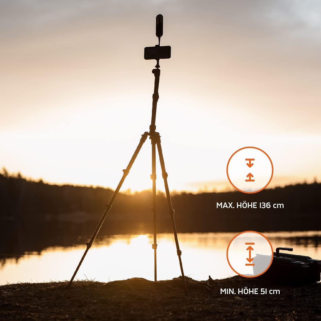 Deeper Tripod, ideal mit dem Deeper Range Extender Kit, Futterboot-Angelzubehör zum