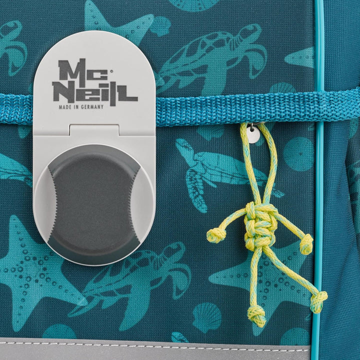 Familando - McNeill Ergo Complete Schulranzen Set - 9-teilig mit Schultüte - Orca Wal - Ergonomisch