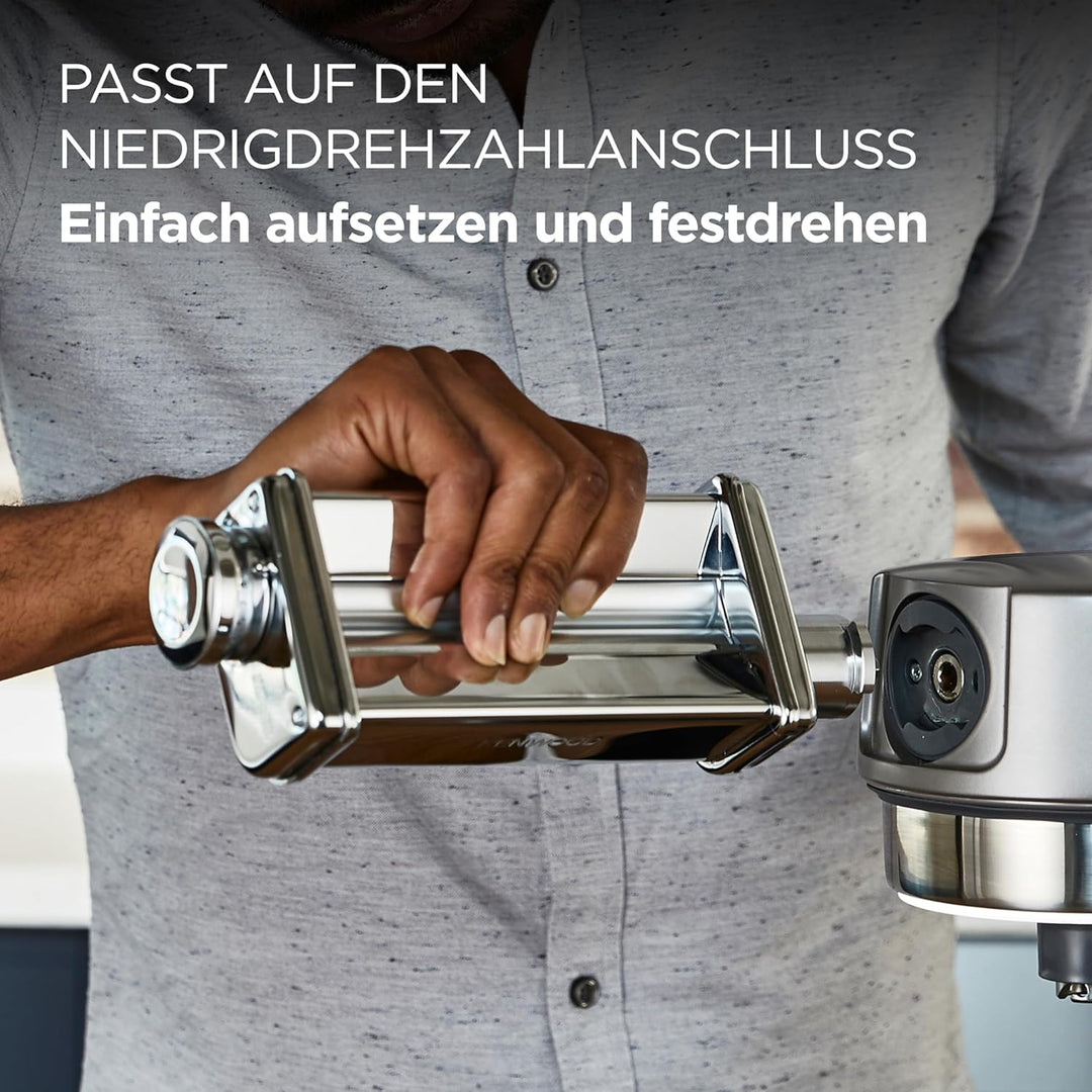 Kenwood KAX980ME Lasagne-Walze, Küchenmaschinen-Zubehör, silber, Lasagne-Walze
