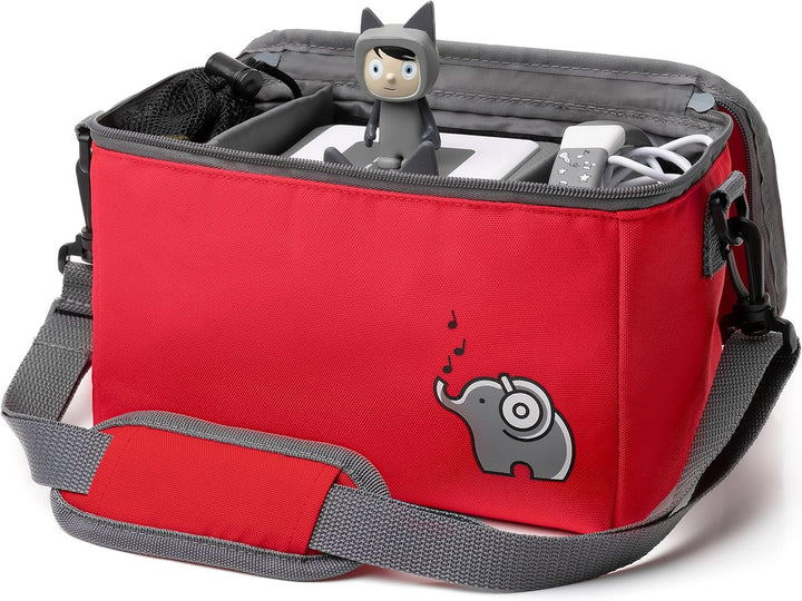 fantifant Musikbox Tasche für Toniebox [ + Netzbeutel für Tonie Aufbewahrung ] Flexible TRANSPORTTAS