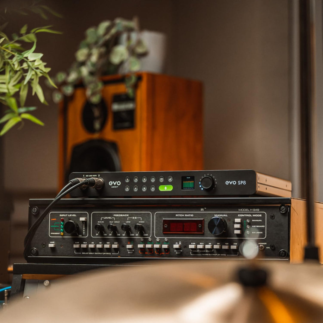 Audient EVO SP8, Studio-Preamp-Expander, Acht EVO-Vorverstärker, 8 x EVO Mikrofonvorverstärker mit S