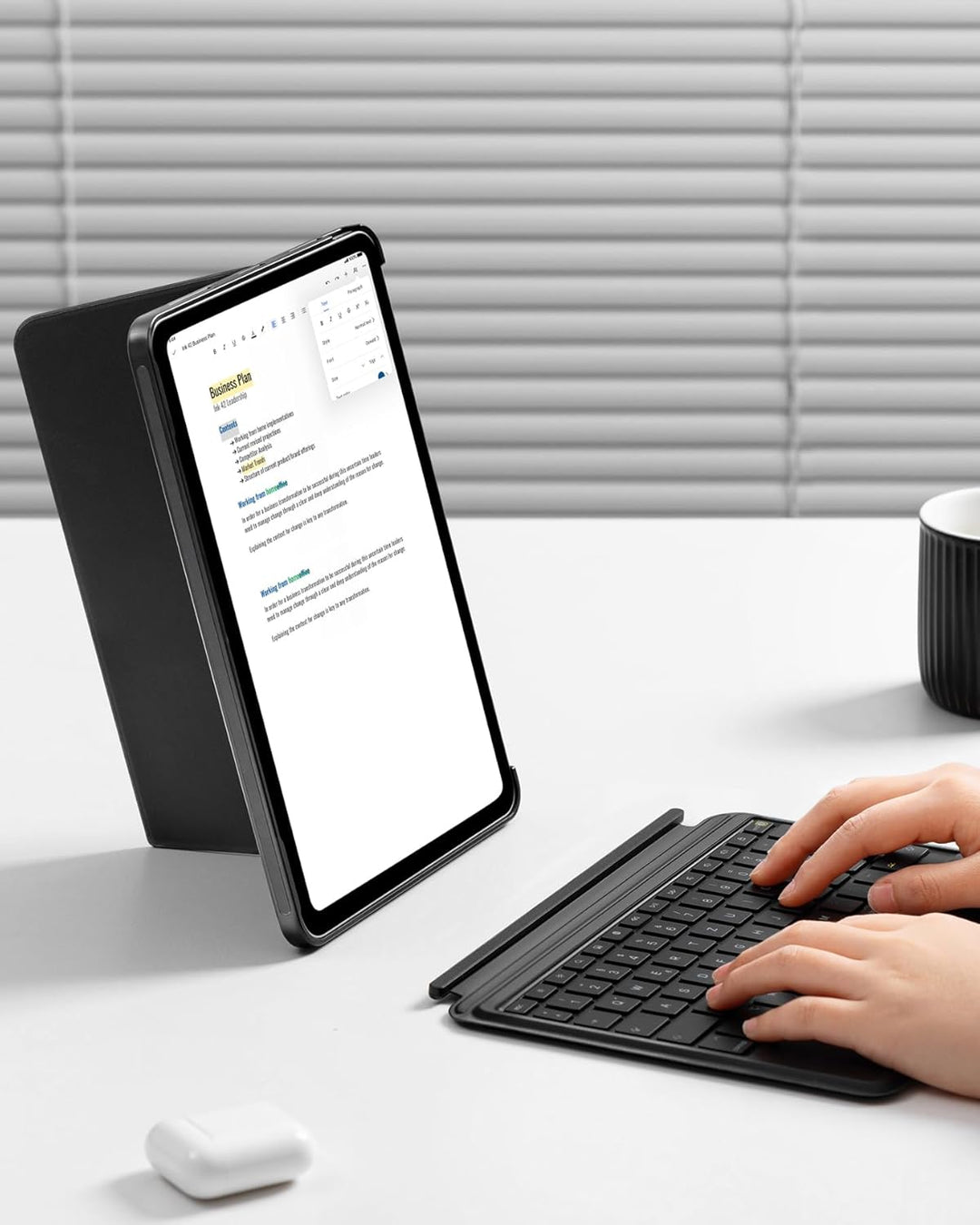Inateck Tastatur Hülle für iPad Air 6 11 Zoll 2024,iPad Air 5/4 10.9 Zoll,iPad Pro 11 Zoll 4/3/2/1,H