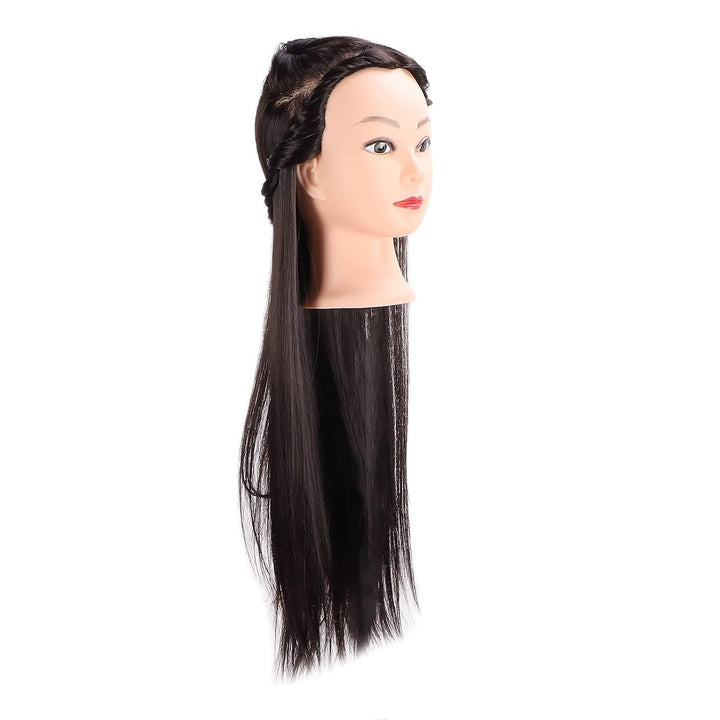 Haar-Styling-Trainings Kopf, Haar-Übungs Kopf, Langer Haar-Mannequin-Kopf Profession eller Friseur H