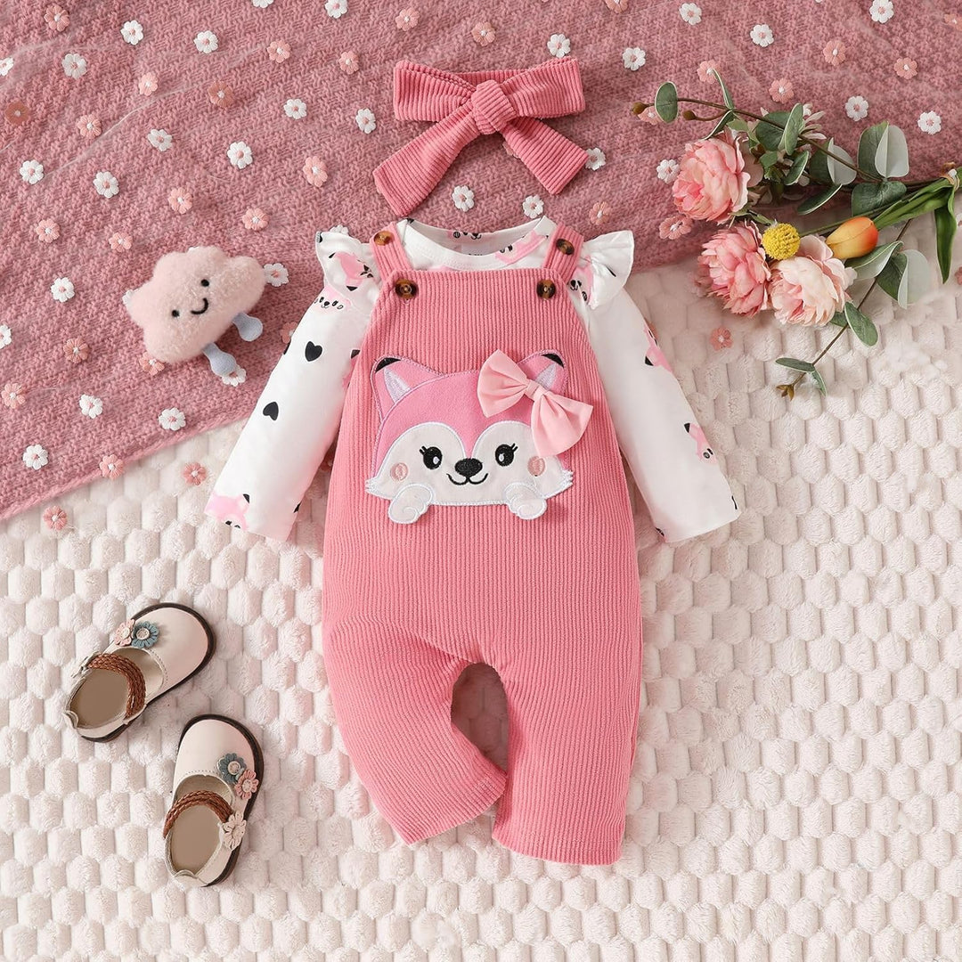 Baby Mädchen Kleidung Floral Tops Body Bär Latzhose Einstellbare Overalls Outfits Set 3-6 Monate Ros