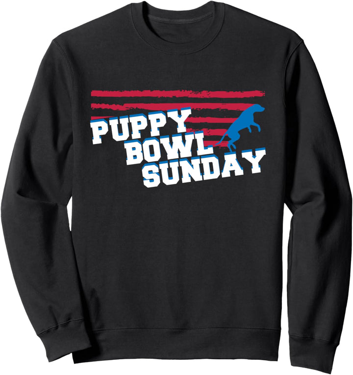 Puppy Bowl Sunday Cute Dog Lover Gift Sweatshirt