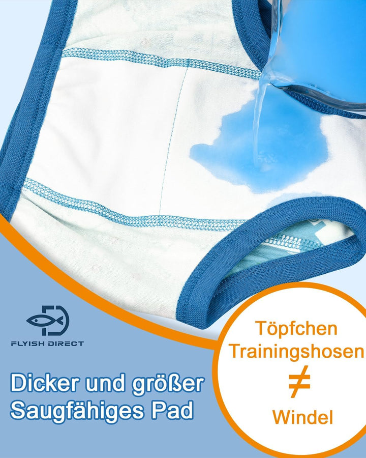 Baby Töpfchen Trainingshose, Kinder Töpfchentraining Unterwäsche für Jungen und Mädchen, Kleinkind T
